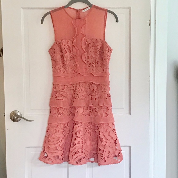 Cooper Street Dusty Rose Pink Lace Parfait Dress Size 2 - Picture 1 of 4